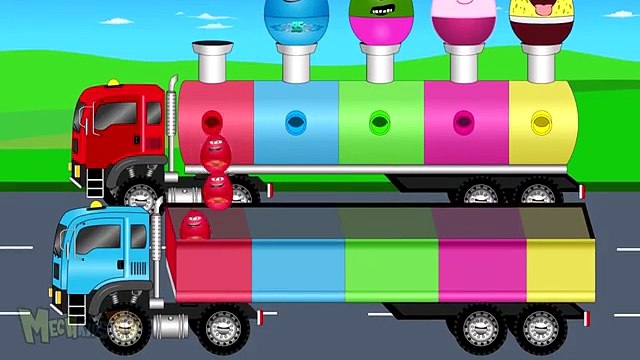 Surprise Eggs For Kids Transport Trucks Children Cartoon
