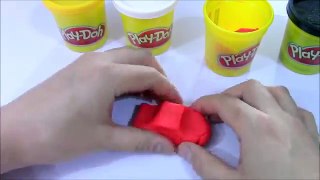 Making Monster Truck with Play Doh