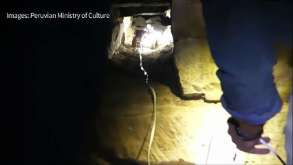 Robots in Peru help to discover ancient underground galleries