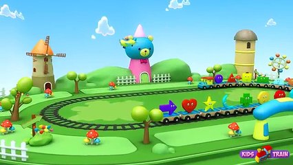 Learn Shapes with the Shapes Train | Shapes Song | 2D Shapes