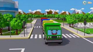 Truck and Frie Truck play Together 3D Cars Cartoons for Children Full Episodes