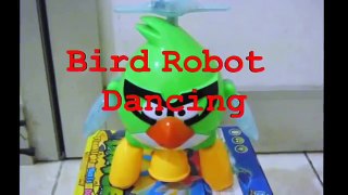 Green Angry Bird Robot Dancing