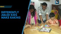 Differently abled children make Rakhis ahead of Rakshabandhan in Surat