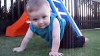 perseus crawling autistic baby very cute