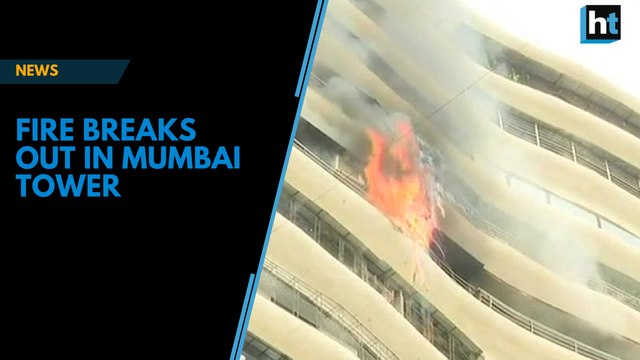 Watch: Fire breaks out in Mumbai building, 14 fire tenders on spot