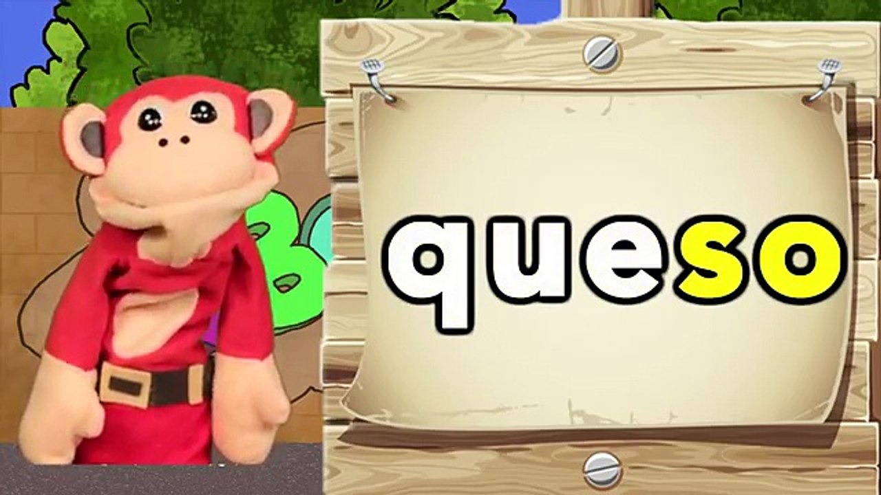 Sílabas que qui El Mono Sílabo Videos Infantiles Educación para Niños