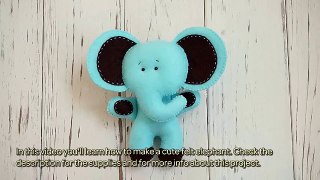 How To Make A Cute Felt Elephant DIY Crafts Tutorial Guidecentral