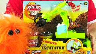 PLAY DOH Diggin Rigs Chomper The Excavator Toy