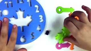 Learn Telling TIME. Learn The CLOCK For Children. Hours & Minutes. Lets play kids