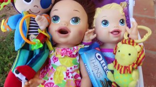 Toy Review Baby Alive Dolls Double Stroller for Twins
