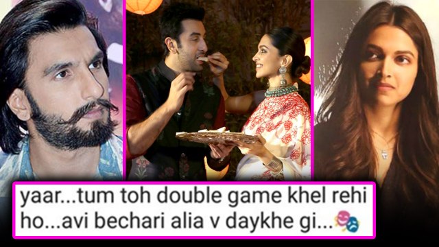 Ranveer Singh DID NOT LIKE Deepika Padukone And Ranbir Kapoor Photo