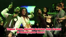 Abhishek Bachchan, Taapsee Pannu,Vicky Kaushal Promote Manmarziyan At Narsee Monjee