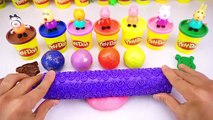 Learn Colors Play Doh Ice Cream Elephant Peppa Pig Molds Fun & Creative for Kids EggVideos