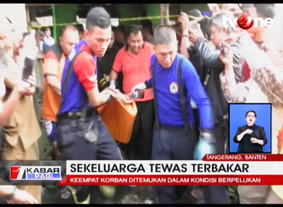 Satu Keluarga di Tangerang Tewas Terbakar