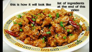 廣東菜 How to Make Spicy General Tsos Chicken Chinese Cooking