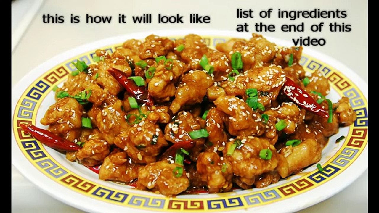 廣東菜 How to Make Spicy General Tsos Chicken Chinese Cooking