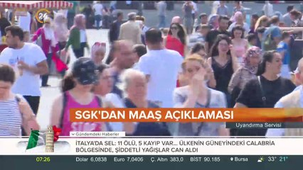 SGK'dan maaş açıklaması