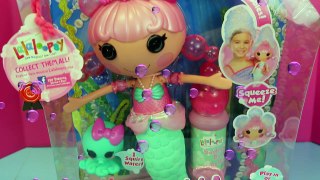 Lalaloopsy Mermaid Bubble Doll Sprays Bubbles On Our Disney Princess Dolls