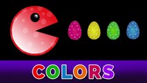 Learn Colors With pac man toys Colors pacman , learning colors pacman