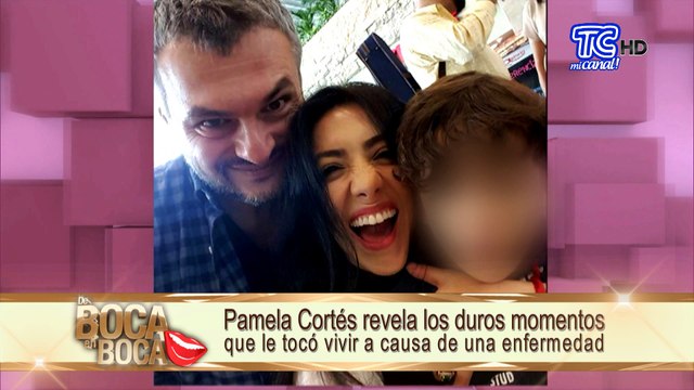 Pamela Cortés revela lo duros momentos que le tocó vivir a causa de una enfermedad