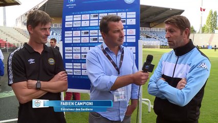 Interviews des entraineurs de gardien