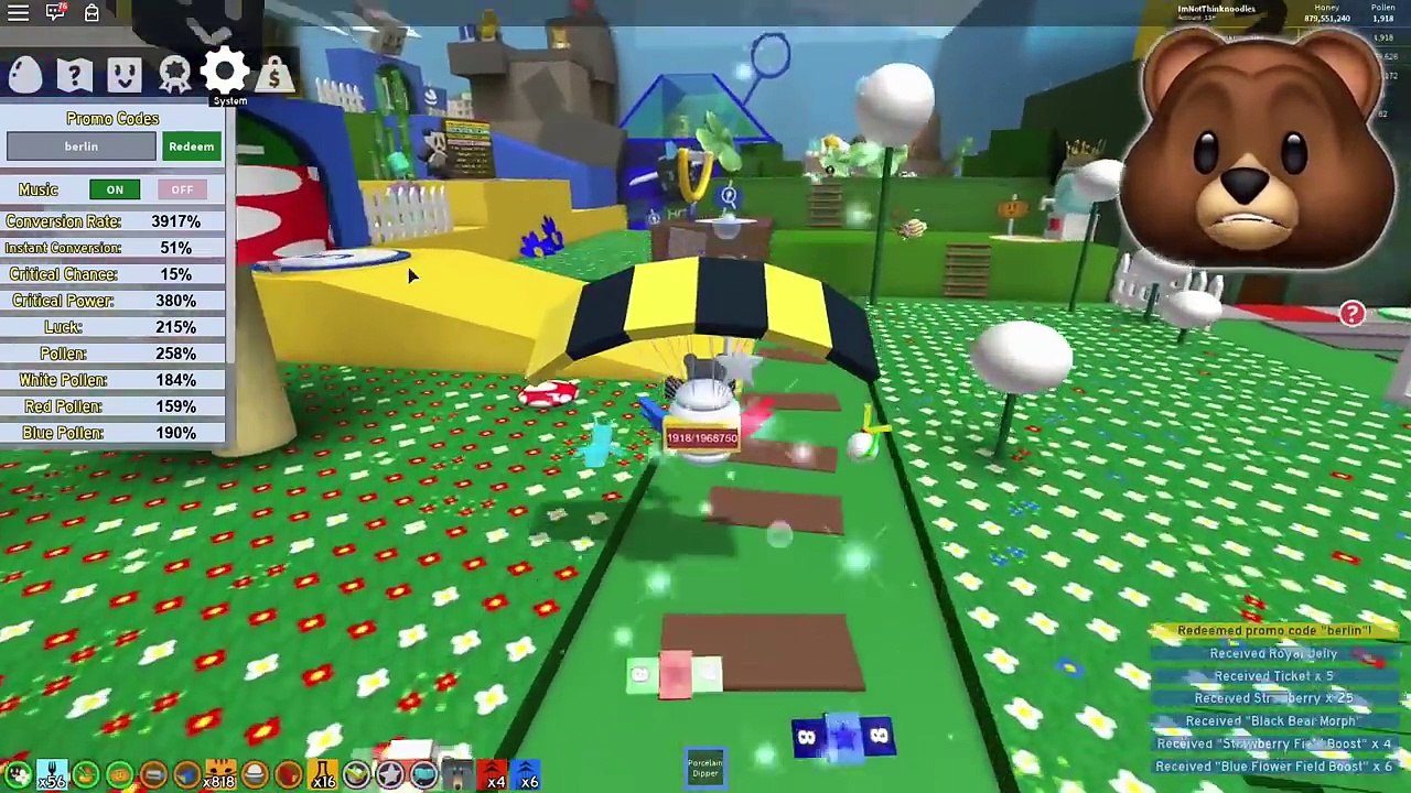 NEW CODE + 40 BEES!!!! | Bee Swarm Simulator | ROBLOX