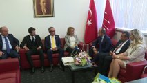Siyasi partilerde bayramlaşma - İYİ Parti heyetinden CHP'ye ziyaret - ANKARA