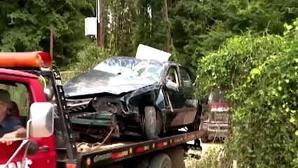 Két napot töltött teljesen egyedül két kicsi egy autóbaleset után