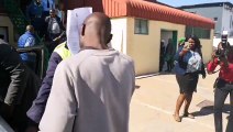 Simon Badisa Kgowe, suspect in the Tlokweng beheaded woman case arraigned in court at Extension II Magistrate Court. Remanded in custody. Kgowe begged the court