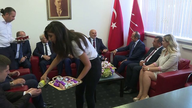 Siyasi partilerde bayramlaşma - BBP heyetinden CHP'ye ziyaret - ANKARA