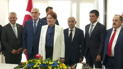 İYİ Parti Genel Başkanı Akşener partililerle bayramlaştı - ANKARA