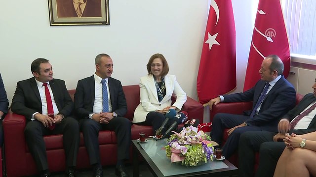 Siyasi partilerde bayramlaşma - MHP heyetinden CHP'ye ziyaret - ANKARA