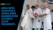 Urns with Vajpayee's ashes handed over to state BJP leaders