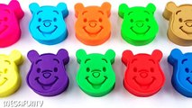 Learn Colors Numbers Play Doh Teddy Bear Fun & Creative Molds Star Wars Baby Stroller Elep