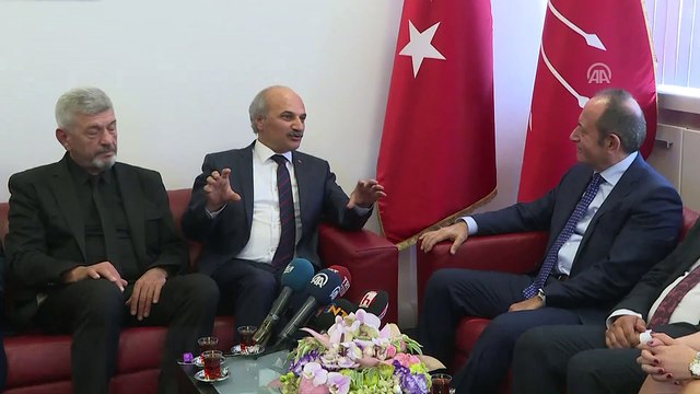 Siyasi partilerde bayramlaşma - Saadet Partisi heyetinden CHP'ye ziyaret - ANKARA