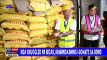 Mga smuggled na bigas, iminungkahing i-donate sa DSWD