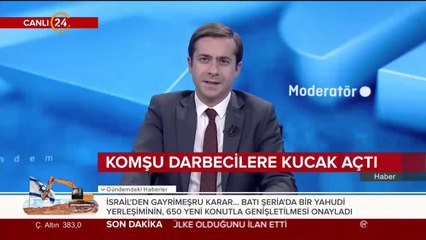 Komşu darbecilere kucak açtı