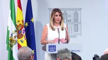 Susana Díaz se pronuncia sobre las elecciones andaluzas y Cataluña