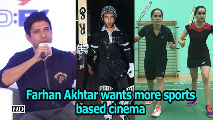 Farhan Akhtar wants more sports based cinema