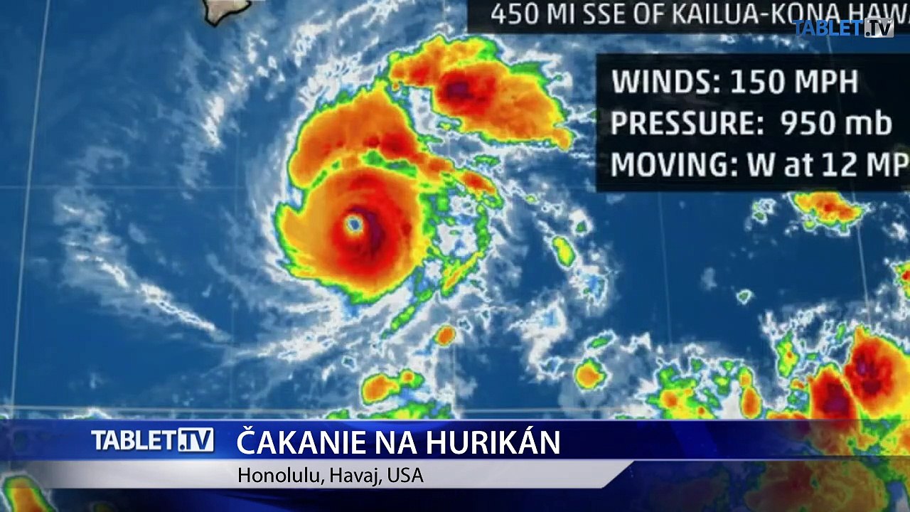 Havajský guvernér vyhlásil stav ohrozenia pred blížiacim sa hurikánom