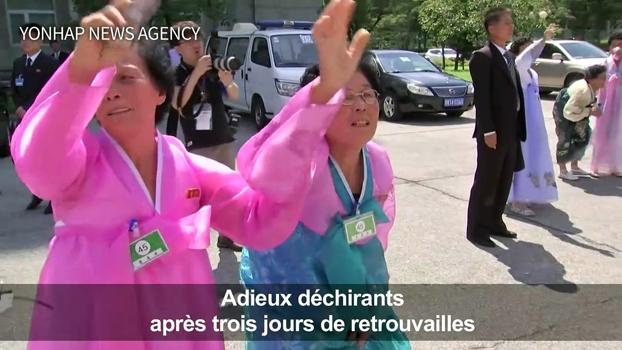 Après les retrouvailles entre Coréens, l'heure des adieux