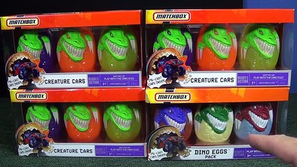 Matchbox Dino Eggs And Creature Cars From 2005 2006 Surprise Easter Hidden Toys