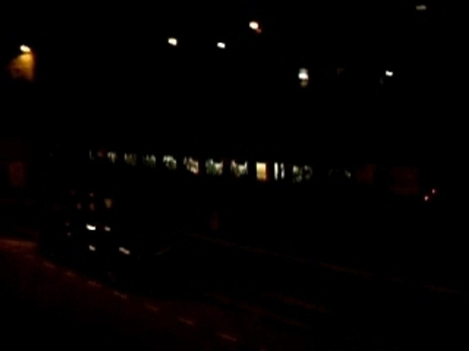 TRAIN TER de nuit vers 18 h 30