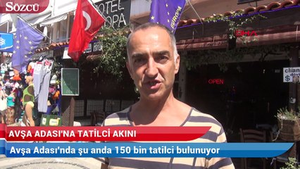 Avşa Adası'na tatilci akını
