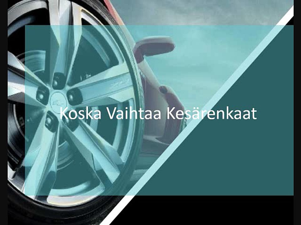 Koska Vaihtaa Kesärenkaat