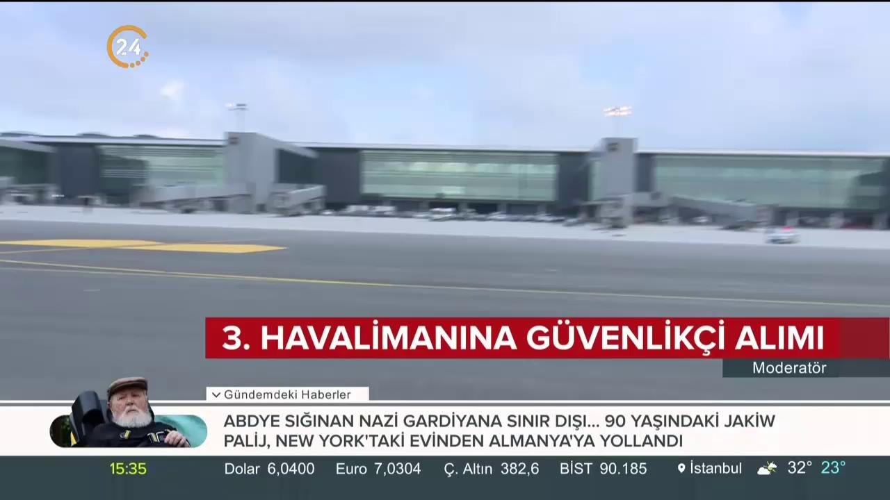 3. Havalimanına güvenlikçi alımı