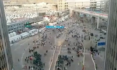 Jemaah Haji Indonesia Selesai Lakukan Lempar Jumrah