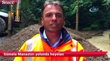 Download Video: Sümela Manastırı yolunda heyelan