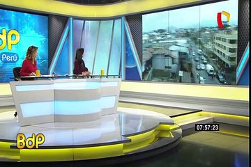 Se registra incendio en tercer piso de vivienda en San Borja