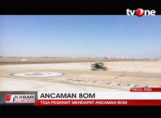 Tiga Pesawat di Peru Mendapat Ancaman Bom